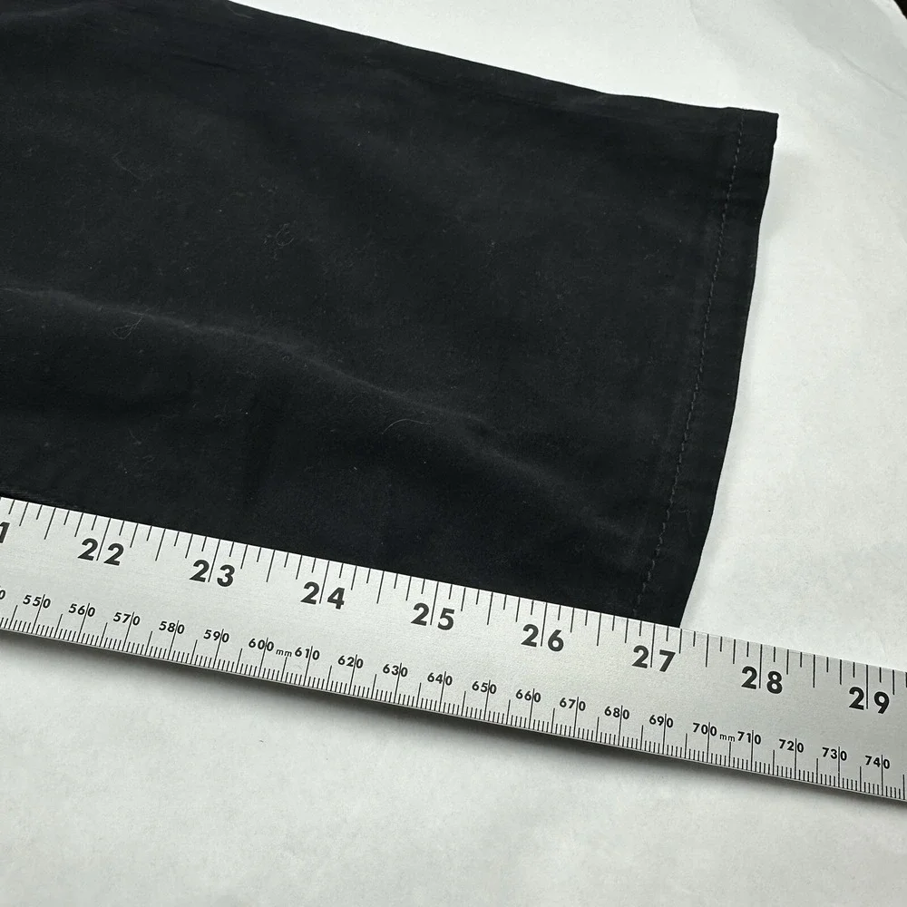 AG Adriano Goldschmied Everett Pants Mens 40‎ Black Slim Straight Italian Fabric